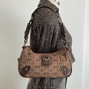 Worthington Patterned Brown Shoulder Bag